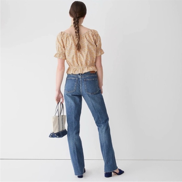 J. Crew Full Length Demi Boot in Kamari Dark Wash Size 30 - Picture 2 of 9